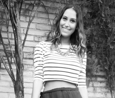 Mural da Lele|Top Cropped + Navy