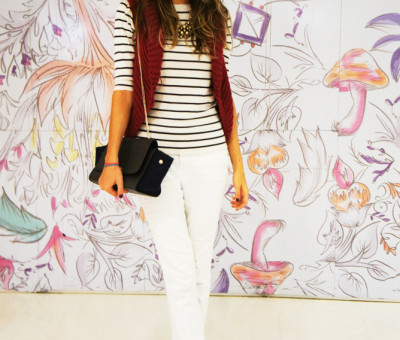 Mural da Lele | Red & White