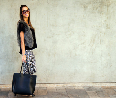 Mural da Lele | Colete de Pele Fake