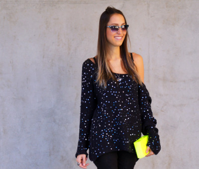 Mural da Lele | Neon & Black